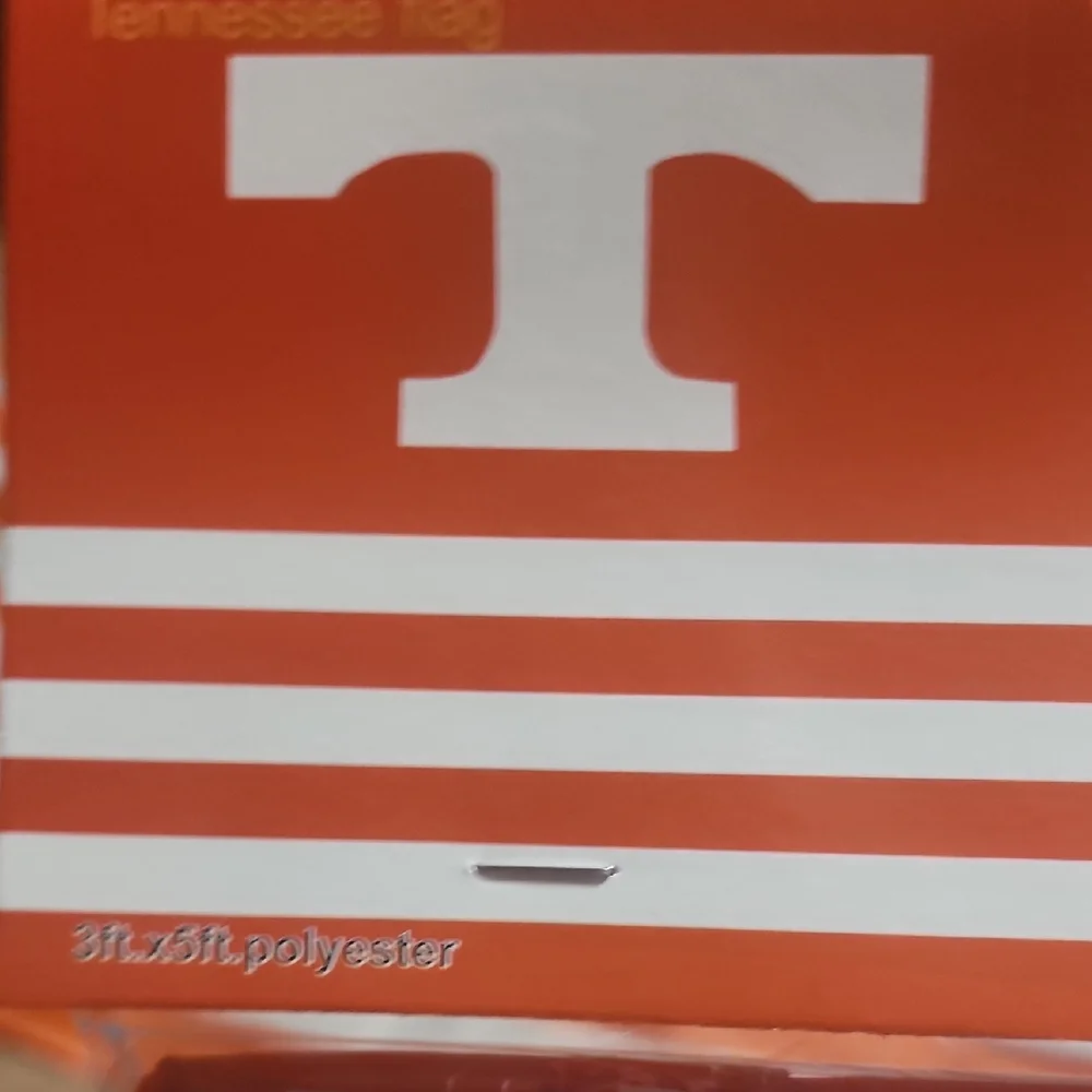Orange and White Bath Towel